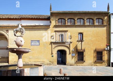 Cordoba Museum der Schönen Künste.Bellas Artes Cordoba Spanien.Plaza del Potro, 1, 14002 Córdoba, 1, 14002 Córdoba Stockfoto