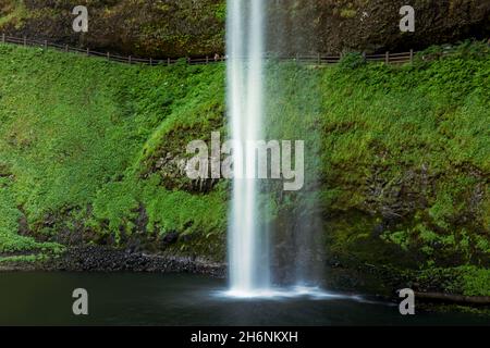 South Falls im Silver Falls State Park, Oregon Stockfoto