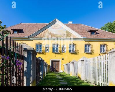 Dürnstein: Weingut Rothenhof und Pichelhof in Wachau, Niederösterreich, Niederösterreich, Österreich Stockfoto