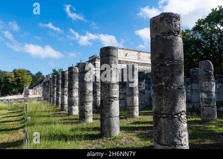 UNESCO-Stätte präkolumbianische Stadt, Chichen Itza, Yucatan, Mexiko Stockfoto