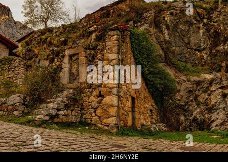 Ländliche Landschaften im Landesinneren von Asturien Stockfoto