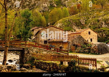 Ländliche Landschaften im Landesinneren von Asturien Stockfoto