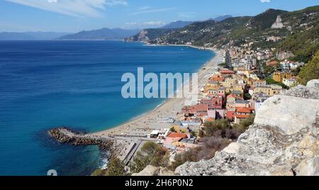 Varigotti, Ligurien, Italien Stockfoto