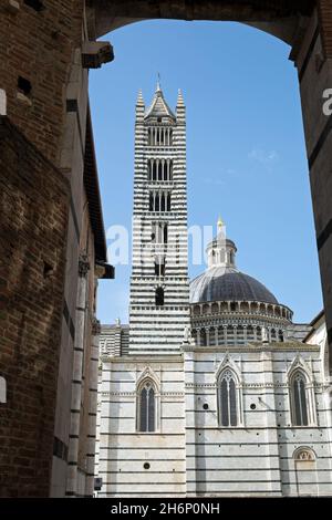 Cattedrale di Siena di Santa Maria Assunta, Toscana, Italia Stockfoto