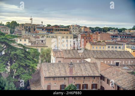 Stadtbild von Rom, HDR-Bild Stockfoto