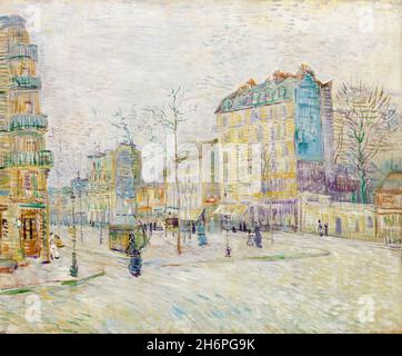 Vincent van Gogh, Boulevard de Clichy, Gemälde, 1887 Stockfoto