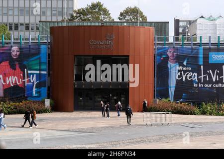 Coventry University, Gebäude von Alan Berry, Coventry, Warwickshire, West Midlands, England, Stockfoto