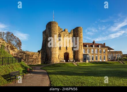 Tonbridge Castle. Stockfoto