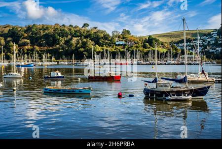 Der River Dart in Dartmouth Devon Stockfoto