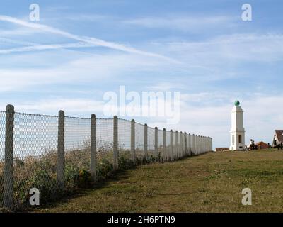 Die Meridian Denkmal, Peacehaven, East Sussex Stockfoto