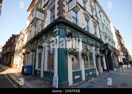 Das denkmalgeschützte Gebäude des Saddle Inn in der Dale Street Liverpool merseyside uk Stockfoto