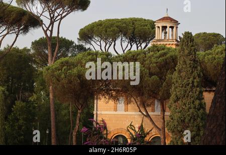 Das Casino dell'Orologio in der Villa Borghese, Rom, Italien Stockfoto