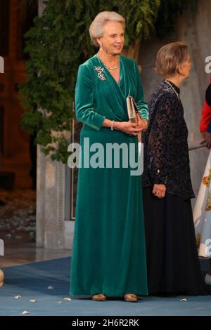 Prinzessin Benedikte von Dänemark, ehemalige Königin Sofia von Spanien und Prinzessin Irene von Griechenland. Stockfoto