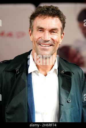 Der ehemalige australische Tennisspieler Pat Cash kommt zu einer Sondervorführung von King Richard im Curzon Mayfair Kino in London. Bilddatum: Mittwoch, 17. November 2021. Stockfoto