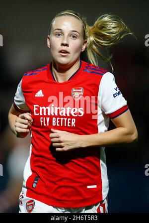 Borehamwood, Großbritannien. November 2021. BOREHAMWOOD, ENGLAND - 17. NOVEMBER : Beth Mead von Arsenal während der Frauen-Champions-League-Gruppe C zwischen Arsenal Women und HB Køge Women at Meadow Park on November 17, 2021 in Borehamwood, England Credit: Action Foto Sport/Alamy Live News Stockfoto