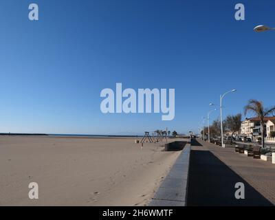 Valeras Plage Strand am französischen Mittelmeer Stockfoto