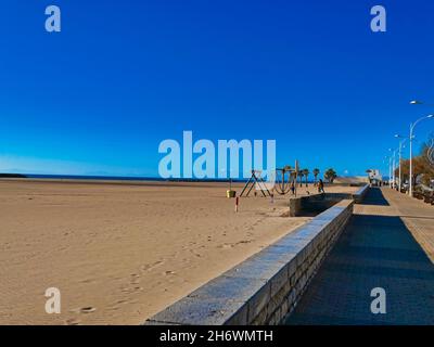 Valeras Plage Strand am französischen Mittelmeer Stockfoto