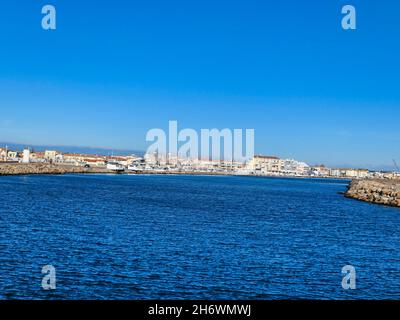 Valeras Plage Strand am französischen Mittelmeer Stockfoto