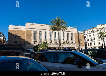 Teatro Dell' Opera, Opera Theatre Facade, Rom, Italien Stockfoto