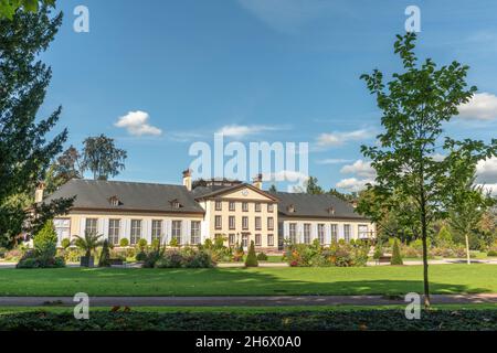 Der Josephine Pavillon, 1807, Parc de l'Orangerie in Straßburg. Frankreich, Europa. Stockfoto