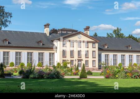 Der Josephine Pavillon, 1807, Parc de l'Orangerie in Straßburg. Frankreich, Europa. Stockfoto