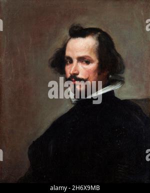 Porträt eines Mannes von Diego Velazquez (1599-1660), Öl auf Leinwand, c. 1650 Stockfoto