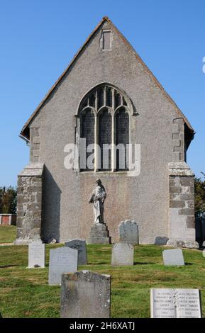 St Wilfrid's Chapel, am Manhood End, Church Norton, Selsey, West Sussex. Stockfoto