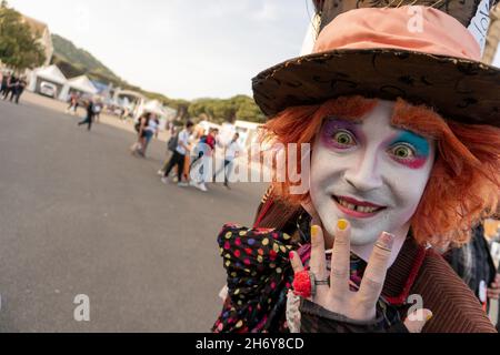 Napoli, Cosplayer al comicon, Mostra d'Oltremare Stockfoto