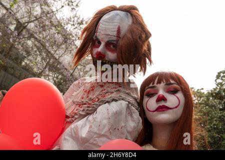 Napoli, Cosplayer al comicon, Mostra d'Oltremare Stockfoto