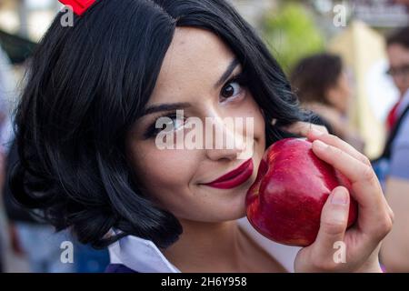 Napoli, Cosplayer al comicon, Mostra d'Oltremare Stockfoto