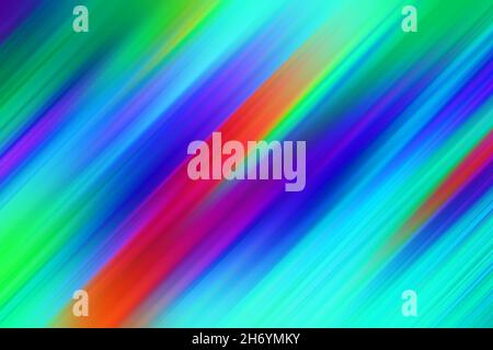 Abstrakter blauer Hintergrund mit schnellen Bewegungen und verschwommenen Linien Stockfoto