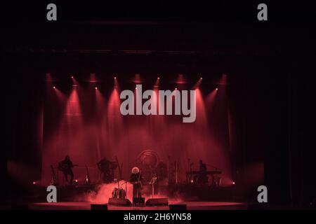 17. November 2021, Bologna, Italien: Angelo Branduardi im Celebrations Theatre in Bologna mit der Tour von ''Il Cammino dell'Anima' (Bild: © Carlo Vergani/Pacific Press via ZUMA Press Wire) Stockfoto