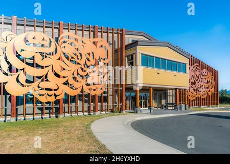 Wei Wai Kum First Nation, Verwaltung, Campbell River, British Columbia, Kanada. Stockfoto