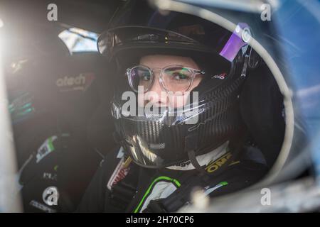 Falcon Hernandez Arminda Maria (Esp), Ford Fiesta Rally4, Copi Sport, Portrait während der FIA ERC Rally Islas Canarias 8th, 2021 Runde der FIA European Rally Championship 18, vom 20. Bis 2021. November 2021 in Las Palmas de Gran Canaria, Spanien - Foto Grégory Lenormand / DPPI Stockfoto