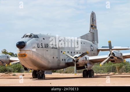 DOUGLAS C-124C GLOBEMASTER II im Pima Air & Space Museum Stockfoto