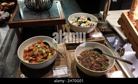 W Bangkok Hotel The Kitchen Table Sathorn Area Bangkok Thailand Stockfoto