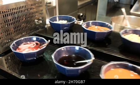 W Bangkok Hotel The Kitchen Table Sathorn Area Bangkok Thailand Stockfoto