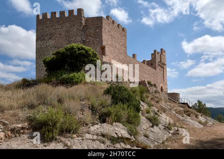 Burg von Gaibiel. Gaibiel, Castellón. Comunitat Valenciana. Spanien. Stockfoto