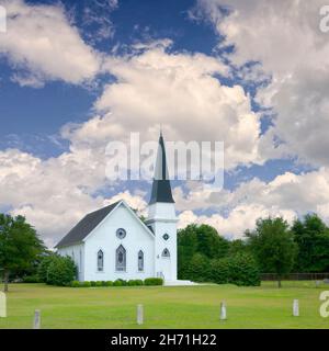 Hebron Presbyterianische Kirche Johns Island South Carolina USA Stockfoto