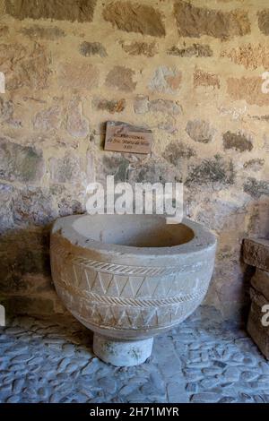 Landschaften der Gemeinde Kantabrien in Spanien. Stockfoto