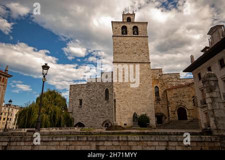 Landschaften der Gemeinde Kantabrien in Spanien. Stockfoto