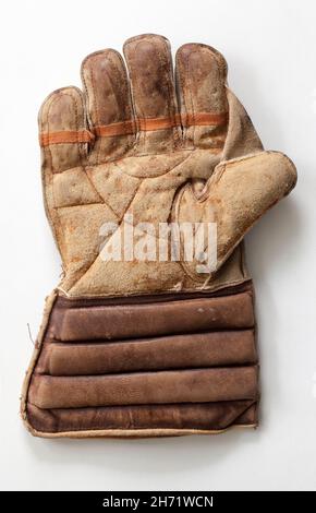 Old Cricket Batting Glove Stockfoto