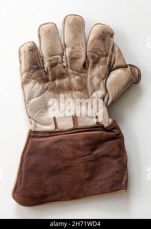 Old Cricket Batting Glove Stockfoto