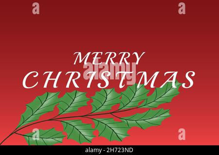 Aquarell Weihnachten und Neujahr Kranz floralen Rahmen und Hintergrund Vektor Premium mit weihnachtsblatt, weihnachtsschmuck und weihnachtselemente Stock Vektor
