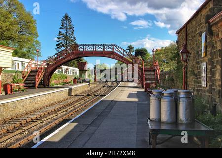 Goathland Station, North Yorkshire Moors Railway Stockfoto