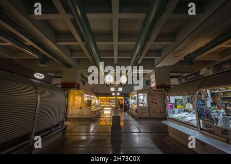 Bild des dolac Marktes in Zagreb, kroatien. Dolac ist ein Bauernmarkt im Stadtteil Gornji Grad - Medvescak in Zagreb, Kroatien. Dolac Stockfoto