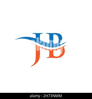 Anfängliches JB-Logo im Buchstaben-Design mit modernem Trend. JB-Logo-Design Stock Vektor