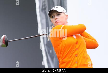 Evian, frankreich, 22. juli 2011 : Golferin in Aktion bei den Evian Masters 2011 Stockfoto