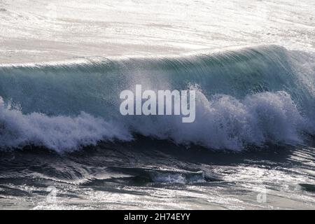 Playa del Molino de Papel, Nerja, Maro, Malaga, Spanien, Europa Stockfoto