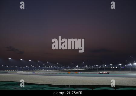 RÄIKKÖNEN Kimi (FIN), Alfa Romeo Racing ORLEN C41, Action während des Formel 1 Ooredoo Qatar Grand Prix 2021, 20th Lauf der FIA Formel 1 Weltmeisterschaft 2021 vom 19. Bis 21. November 2021 auf dem Losail International Circuit, in Lusail, Katar - Foto: Dppi/DPPI/LiveMedia Stockfoto